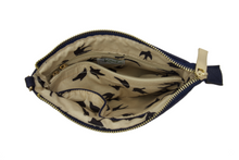 The Classic Wristlet - Navy - Magnetic Wristlet with removable handle